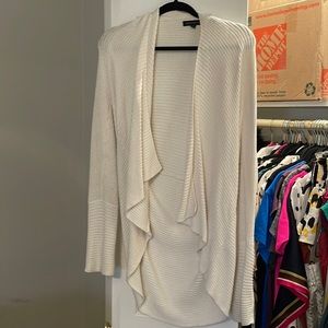 Banana Republic cream sweater cardigan.
